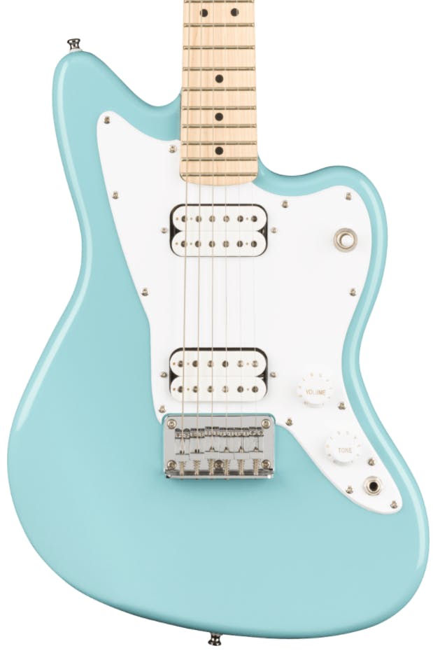 Squier Mini Jazzmaster Electric Guitar in Daphne Blue - Andertons